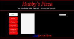 Desktop Screenshot of hubbyspizza.com
